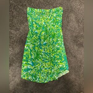 Lilly Pulitzer strapless dress